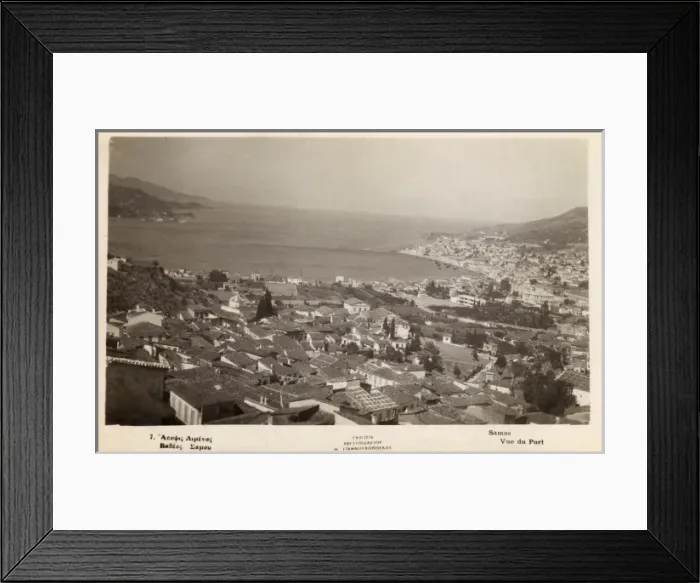 Framed Print : The Port of Vathy, Samos, Greece Framed Print : The Port of Vathy, Samos, Greece