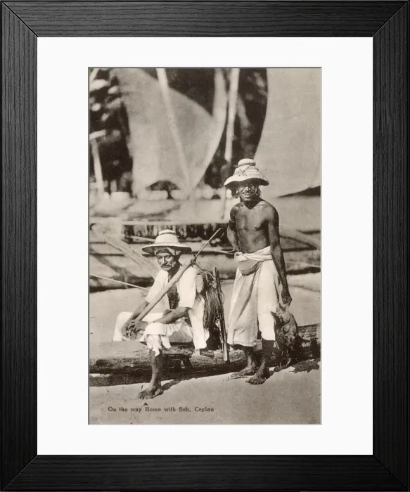 Framed Print : Fishermen - Sri Lanka Framed Print : Fishermen - Sri Lanka