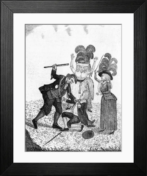 Framed Print : Retaliation, or the cudgeller caught Framed Print : Retaliation, or the cudgeller caught