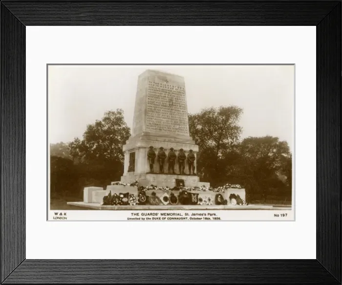 Framed Print : Guards Memorial - St Jamess Park, London Framed Print : Guards Memorial - St Jamess Park, London