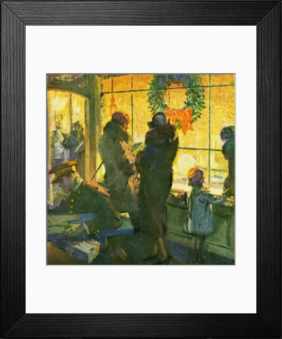 Framed Print : Christmas shopping Framed Print : Christmas shopping