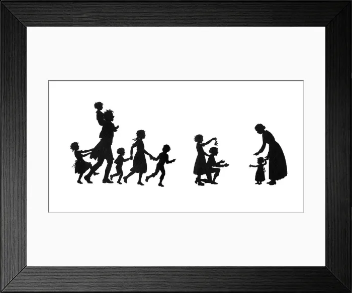 Framed Print : Dunderpate and Susan with their family Framed Print : Dunderpate and Susan with their family