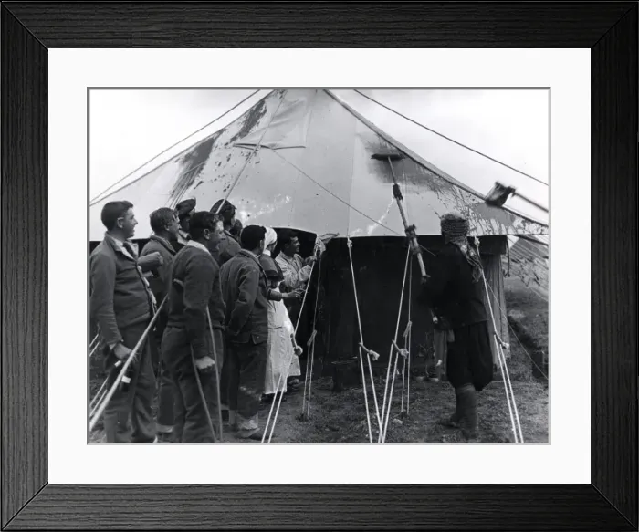Framed Print : British field hospital marquee, Salonika, WW1 Framed Print : British field hospital marquee, Salonika, WW1