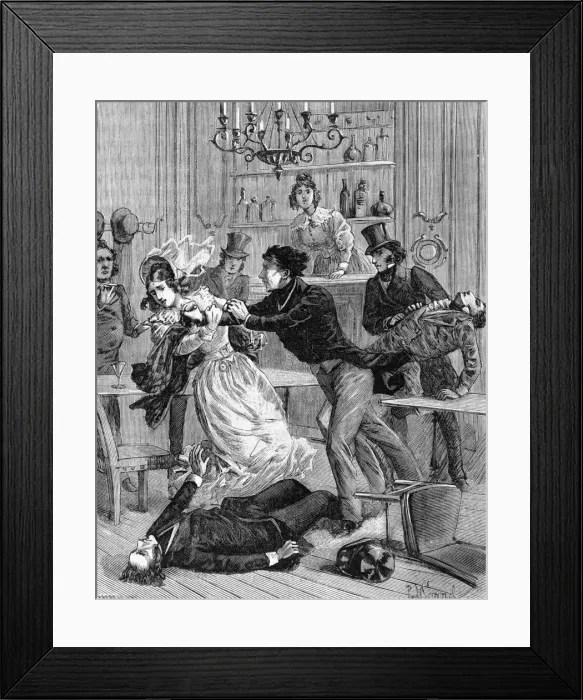 Framed Print : Assassination of Mr and Mrs Emiliani and Mr Lazzoneschi Framed Print : Assassination of Mr and Mrs Emiliani and Mr Lazzoneschi