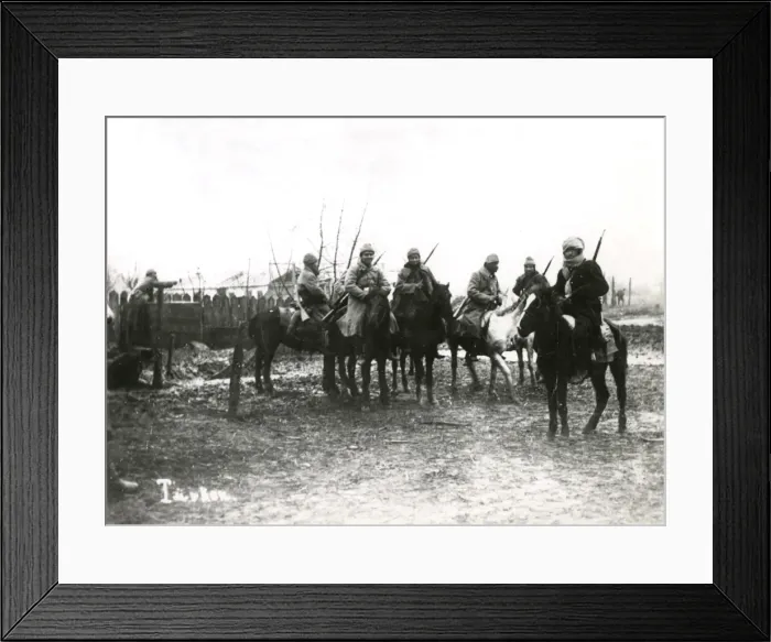 Framed Print : Turkish cavalry, WW1 Framed Print : Turkish cavalry, WW1