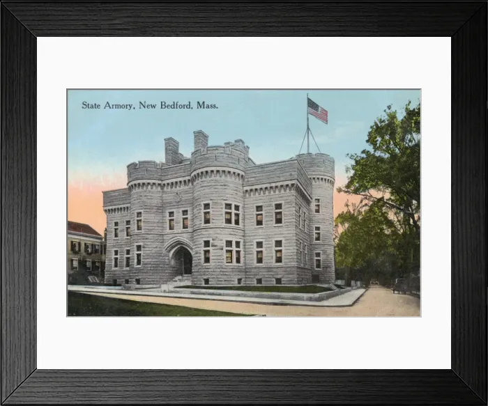 Framed Print : State Armoury, New Bedford, Massachusetts, USA Framed Print : State Armoury, New Bedford, Massachusetts, USA