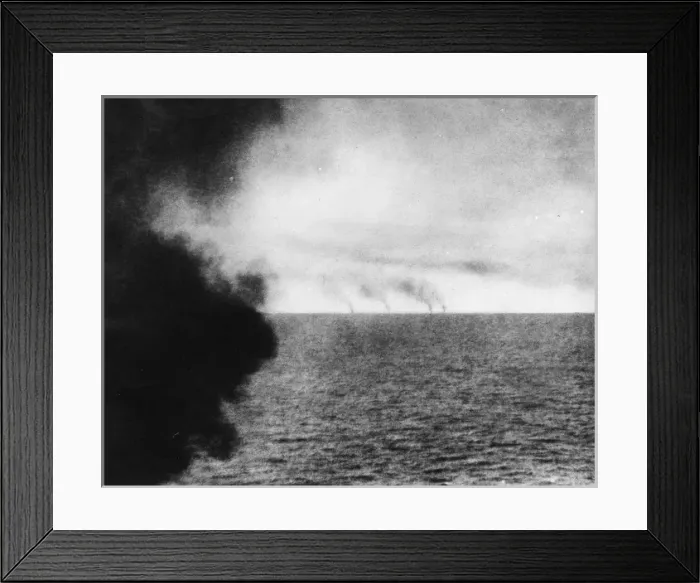 Framed Print : Action during Battle of the Falkland Islands, WW1 Framed Print : Action during Battle of the Falkland Islands, WW1