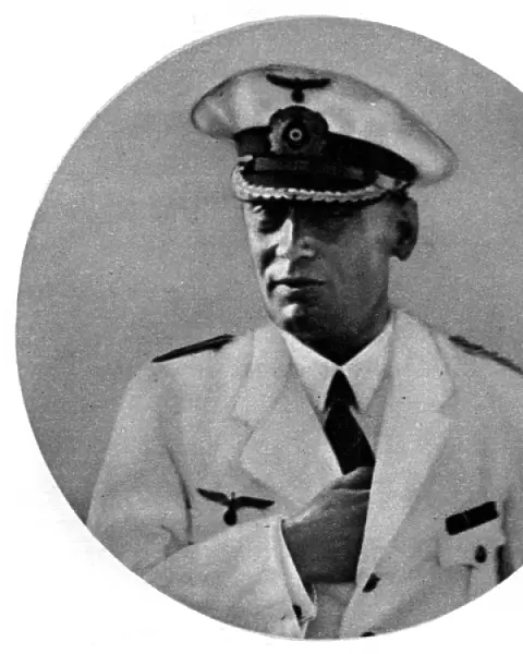 Captain Hans Langsdorff of the Admiral Graf Spee