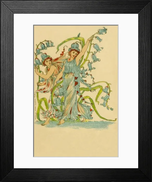 Framed Print : Flower Fairies from A Masque of Flowers Framed Print : Flower Fairies from A Masque of Flowers