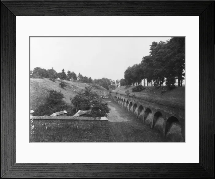 Framed Print : View of the Fort de Maulde, northern France, WW1 Framed Print : View of the Fort de Maulde, northern France, WW1