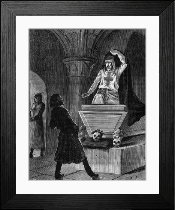 Framed Print : Initiation of the Knight Kadosh Framed Print : Initiation of the Knight Kadosh
