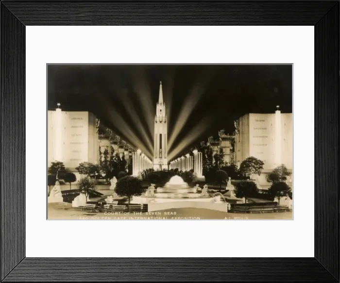 Framed Print : 1940 Golden Gate International Exhibition Framed Print : 1940 Golden Gate International Exhibition