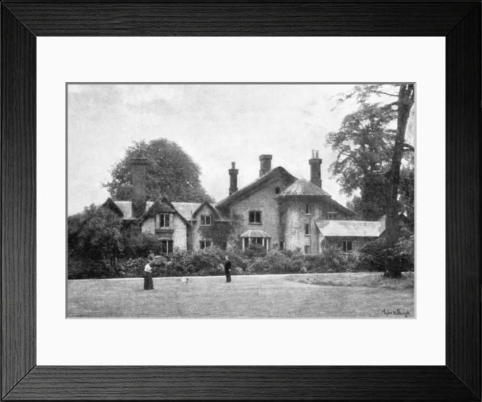 Framed Print : Sheen Lodge, Richmond, 1892 Framed Print : Sheen Lodge, Richmond, 1892