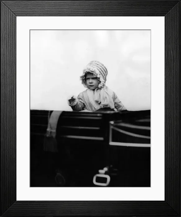 Framed Print : Queen Elizabeth II as a baby Framed Print : Queen Elizabeth II as a baby