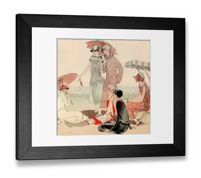 Framed Print : Fashion plate Framed Print : Fashion plate