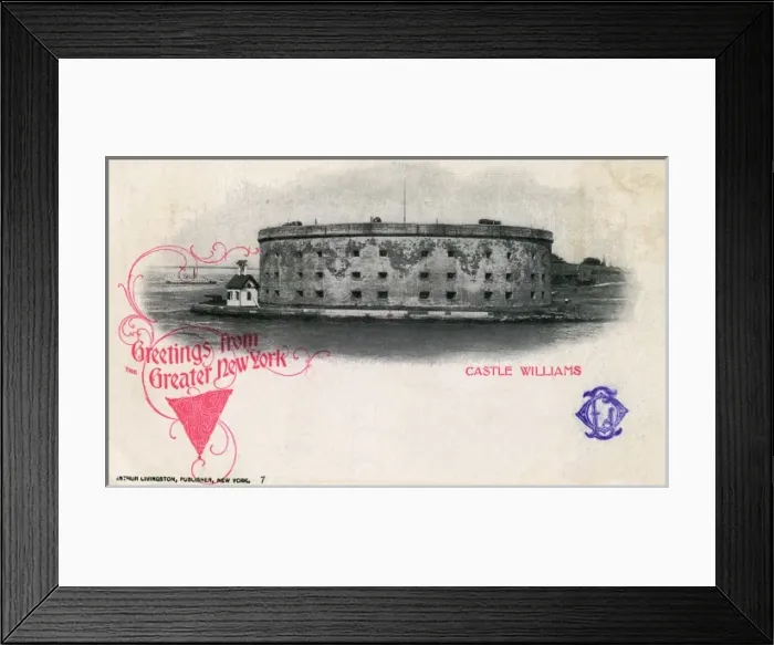 Framed Print : Castle Williams - Governors Island, New York Harbour Framed Print : Castle Williams - Governors Island, New York Harbour