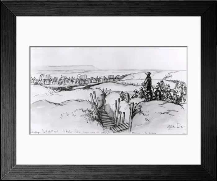Framed Print : American troops, Battle of St Mihiel, France, WW1 Framed Print : American troops, Battle of St Mihiel, France, WW1