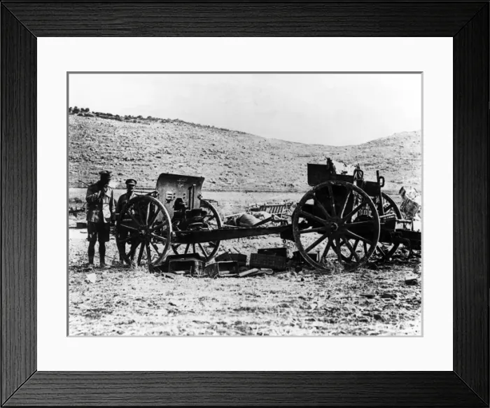 Framed Print : Debris on Nablus-Tul Keram Road, Palestine, WW1 Framed Print : Debris on Nablus-Tul Keram Road, Palestine, WW1