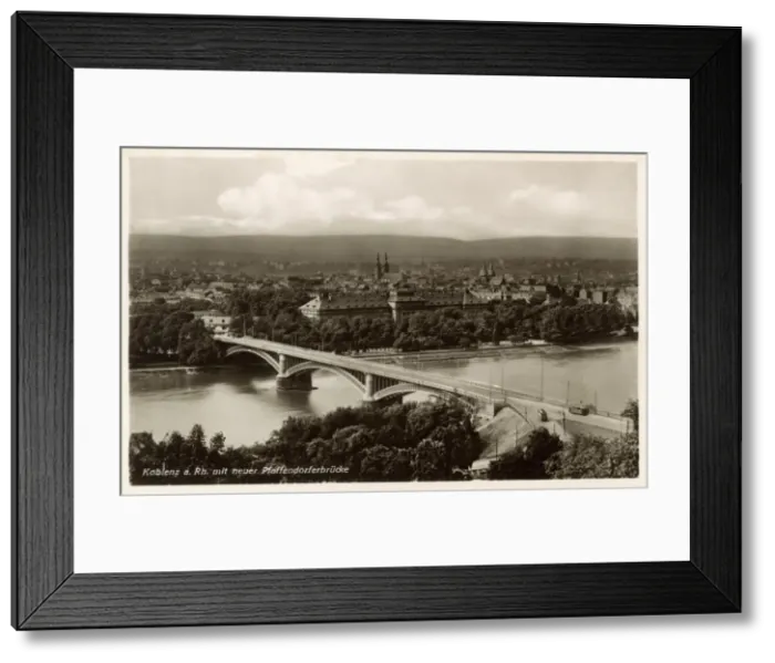 Framed Print : Koblenz, Germany - Neuer Pfaffendorferbrucke Framed Print : Koblenz, Germany - Neuer Pfaffendorferbrucke