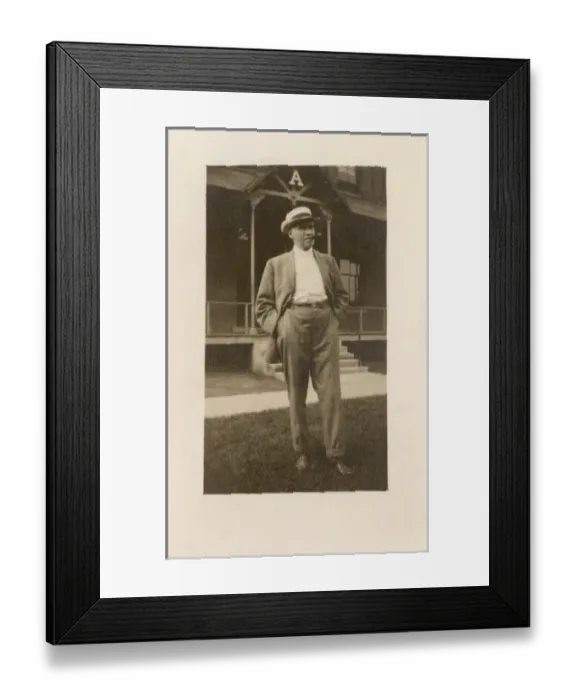 Framed Print : George Lester - Mail Carrier at Cortland Post Office Framed Print : George Lester - Mail Carrier at Cortland Post Office
