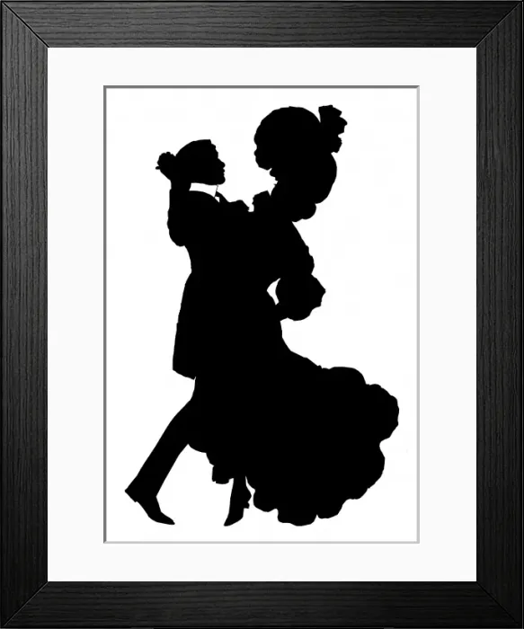 Framed Print : German Couple dancing Framed Print : German Couple dancing