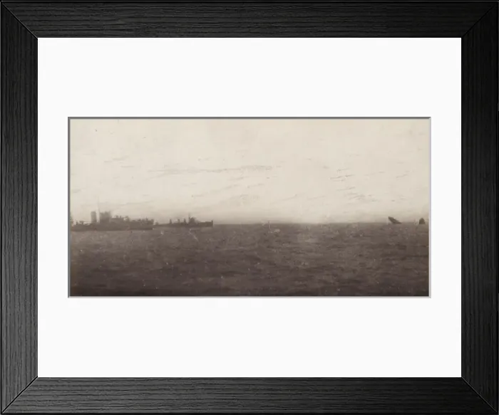 Framed Print : Scene during the Battle of Dogger Bank, WW1