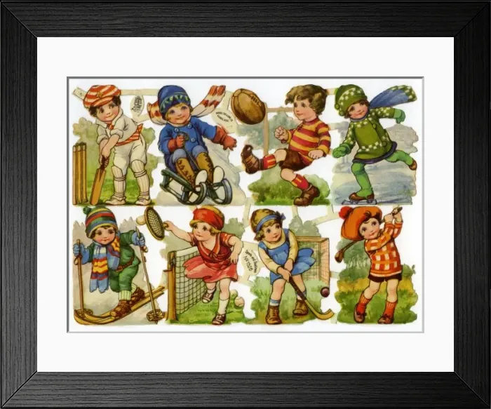 Framed Print : Sports & Pastimes Framed Print : Sports & Pastimes