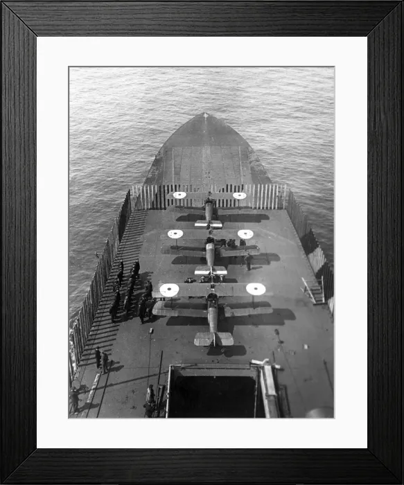 Framed Print : HMS Furious aircraft carrier, WW1 Framed Print : HMS Furious aircraft carrier, WW1