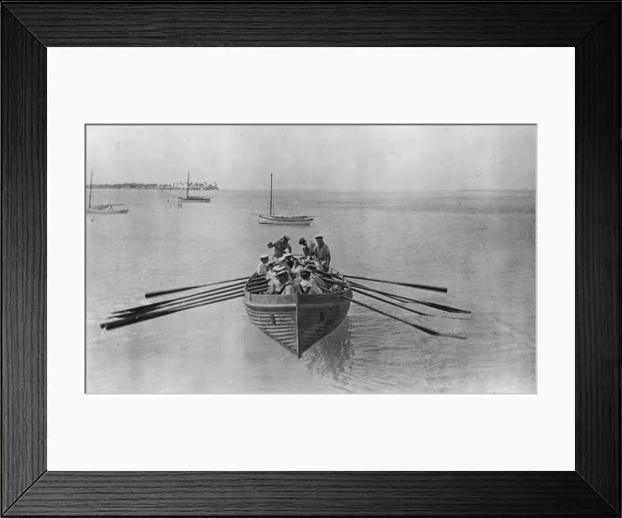 Framed Print : HMAS Sydney landing party, Direction Island, WW1 Framed Print : HMAS Sydney landing party, Direction Island, WW1