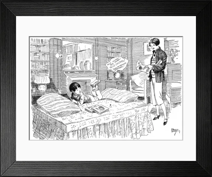 Framed Print : Intellectual child cynic by David Wilson Framed Print : Intellectual child cynic by David Wilson