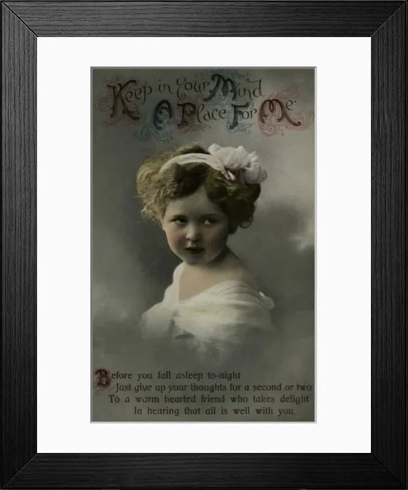 Framed Print : Little girl in white Framed Print : Little girl in white
