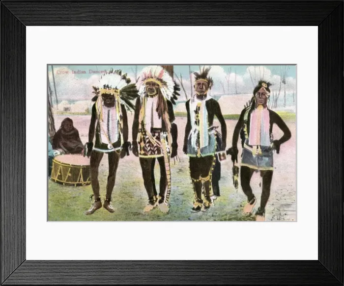 Framed Print : Dancers of the Crow Tribe Framed Print : Dancers of the Crow Tribe