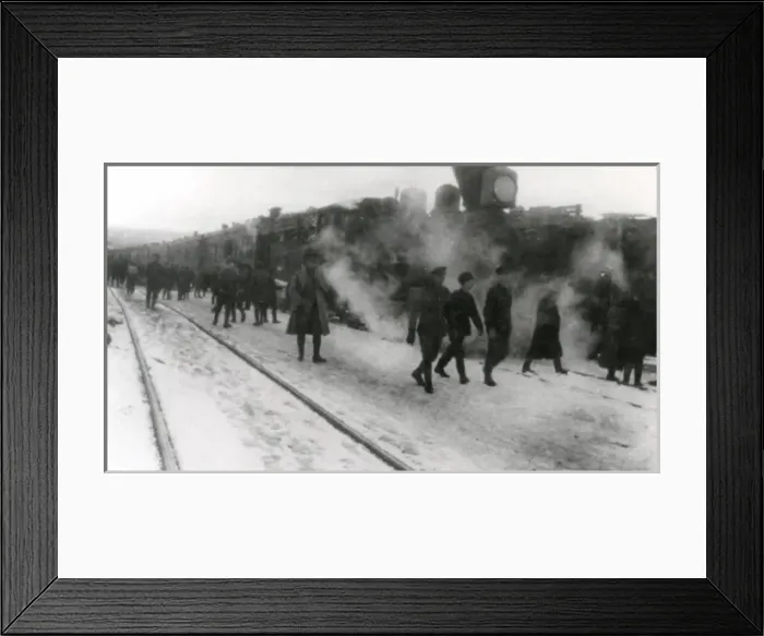 Framed Print : British troops on North Russian Front Framed Print : British troops on North Russian Front