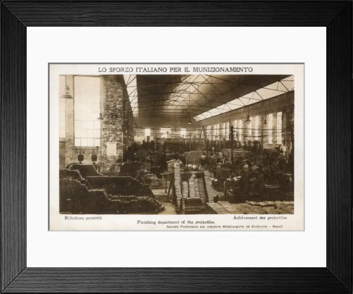 Framed Print : Italian Munitions Factory - Naples Framed Print : Italian Munitions Factory - Naples