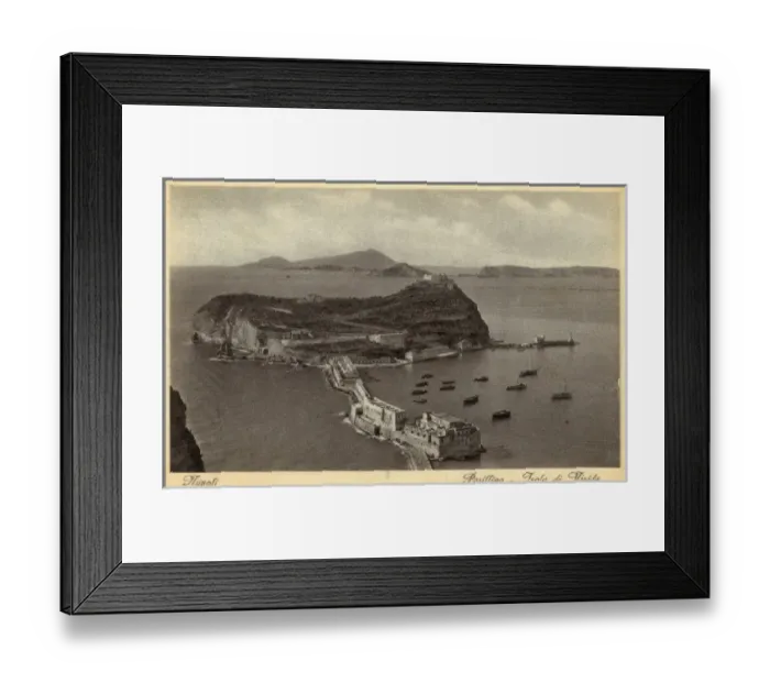 Framed Print : Posillipo - Isola di Nisida, Naples, Italy Framed Print : Posillipo - Isola di Nisida, Naples, Italy