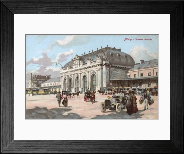 Framed Print : Central Station, Milan, Italy Framed Print : Central Station, Milan, Italy