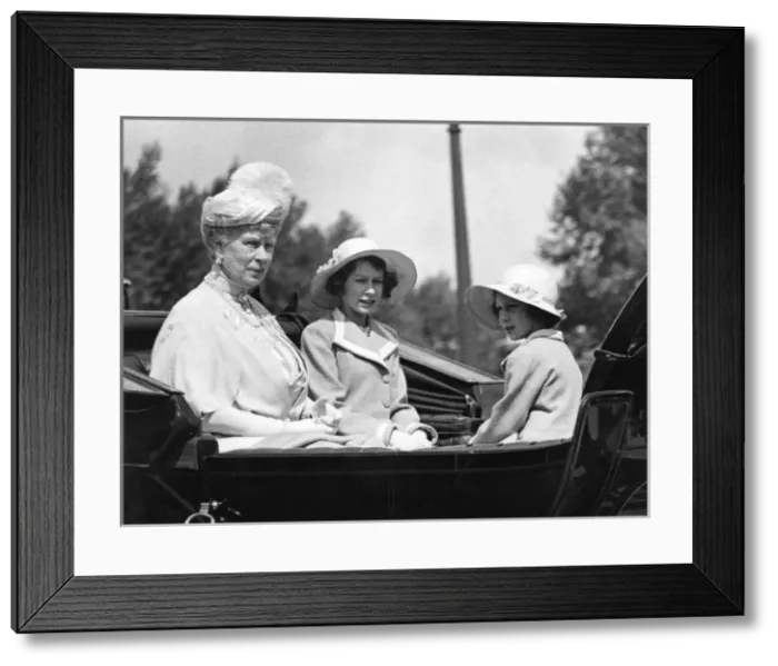 Framed Print : Royal family at Trooping of the Colour Framed Print : Royal family at Trooping of the Colour
