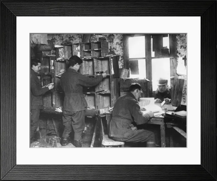 Framed Print : Australian Field Post Office, Henencourt, France, WW1 Framed Print : Australian Field Post Office, Henencourt, France, WW1
