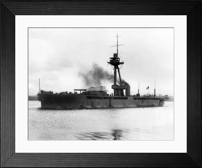 Framed Print : British monitor at sea, WW1 Framed Print : British monitor at sea, WW1