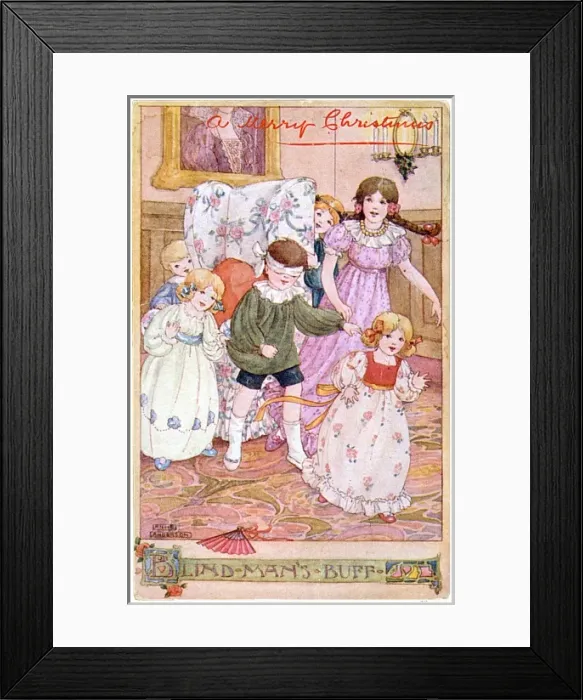 Framed Print : A Anderson. Blind Mans Buff (Xmas) Framed Print : A Anderson. Blind Mans Buff (Xmas)