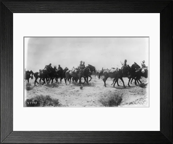 Framed Print : New Zealand troops on road to Gaza, Palestine, WW1 Framed Print : New Zealand troops on road to Gaza, Palestine, WW1