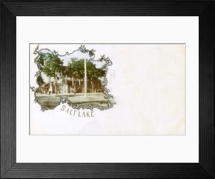 Framed Print : The Old Tithing House - Salt Lake City, Utah - USA Framed Print : The Old Tithing House - Salt Lake City, Utah - USA