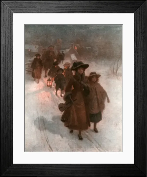 Framed Print : The Christmas Waits, 1911 Framed Print : The Christmas Waits, 1911