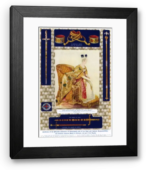 Framed Print : Emblems of the Priestly Character of Sovereignty Framed Print : Emblems of the Priestly Character of Sovereignty