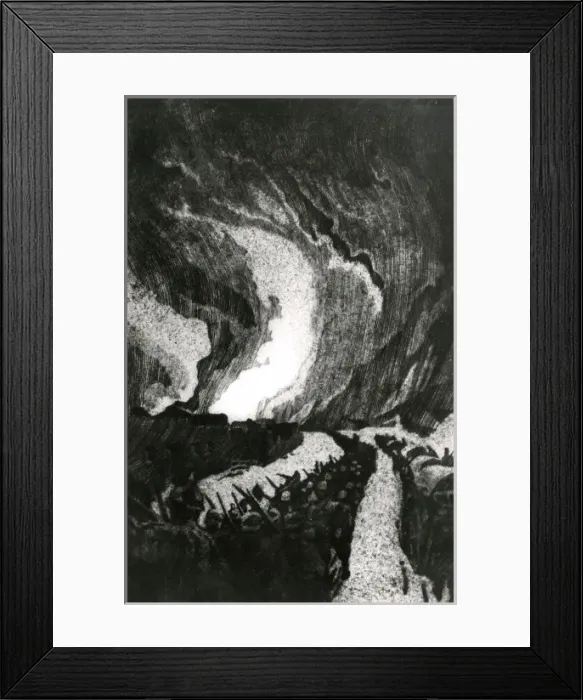 Framed Print : German troops on the march, WW1 Framed Print : German troops on the march, WW1