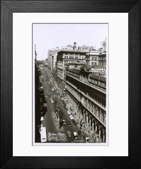 Framed Print : Martin Place - Sydney, New South Wales Framed Print : Martin Place - Sydney, New South Wales