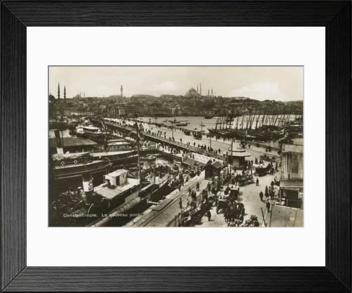 Framed Print : Galata Bridge over Golden Horn, Istanbul Framed Print : Galata Bridge over Golden Horn, Istanbul