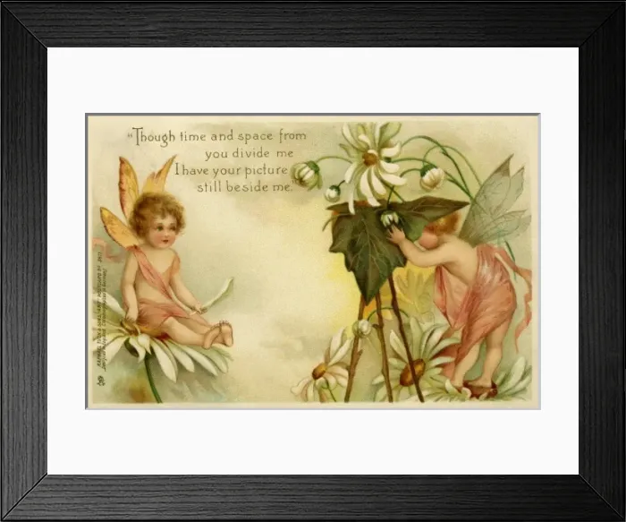 Framed Print : A fairy being photographed Framed Print : A fairy being photographed