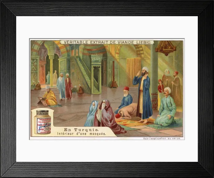Framed Print : Interior of a mosque - Turkey Framed Print : Interior of a mosque - Turkey