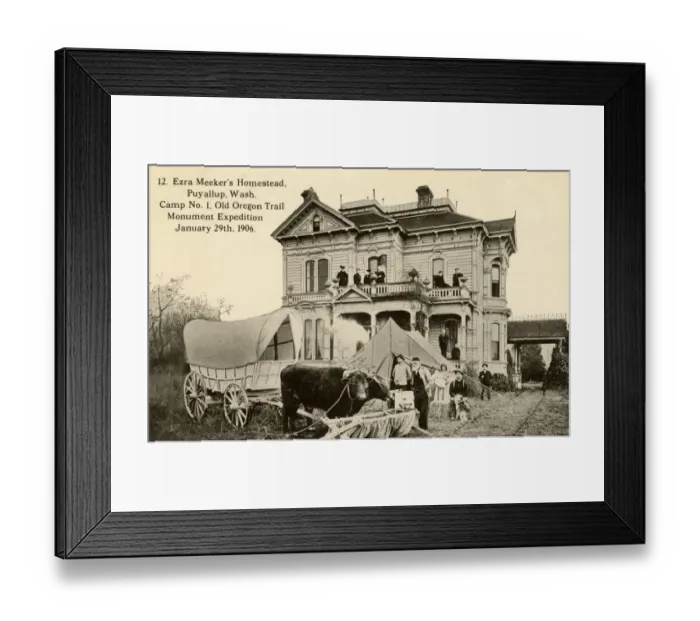 Framed Print : Ezra Meekers Homestead, Puyallup Framed Print : Ezra Meekers Homestead, Puyallup